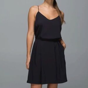 Lululemon Black Swift Ultra Mini Dress Size 6 US
